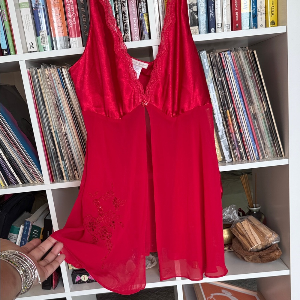 Red Lace Nightgown